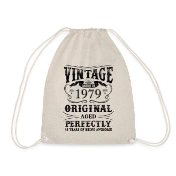Vintage Made In 1979 45 ans d’être génial - Sac de sport léger - nature - Devant