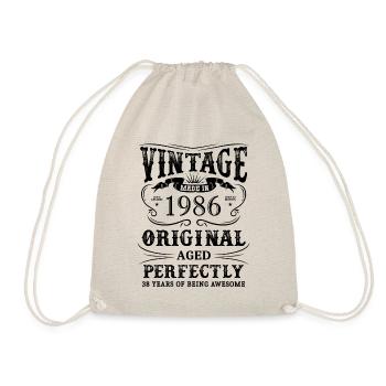 Vintage Made In 1986 38 ans d’être génial - Sac de sport léger - nature - Devant