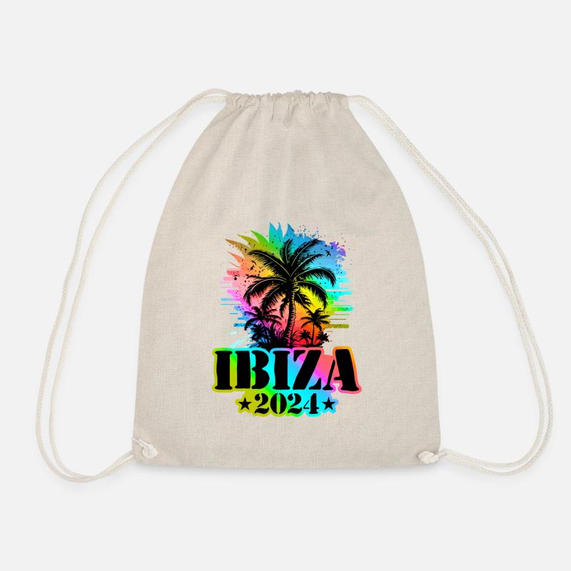 Ibiza 2024 Urlaub Bunt - Turnbeutel - Natur
