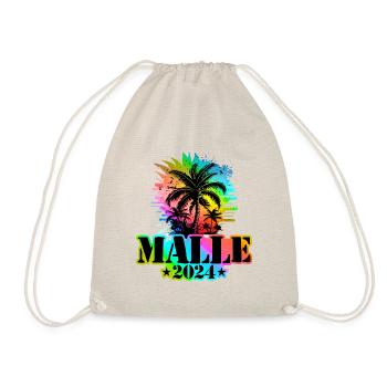 Malle 2024 Urlaub Bunt - Turnbeutel - Natur - Vorne