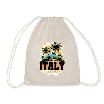 Italy Party Crew Holidays - Drawstring Bag - nature - Front
