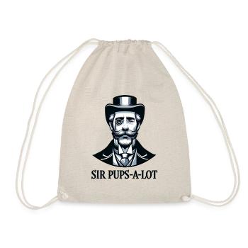 Sir Pups A Lot Sir Furz A Lot - Turnbeutel - Natur - Vorne