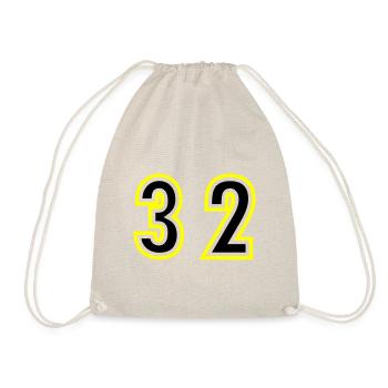 32 Number College - Drawstring Bag - nature - Front