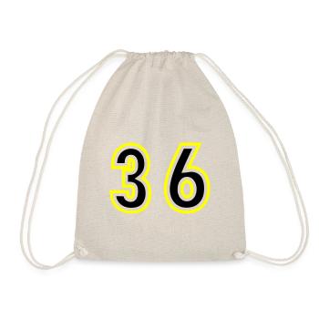 36 Number College - Drawstring Bag - nature - Front
