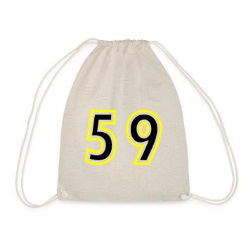 59 Nombre Collège - Sac de sport léger - nature - Devant