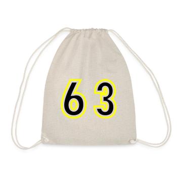 63 Number College - Drawstring Bag - nature - Front