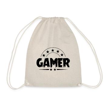 Gamer Beruf - Turnbeutel - Natur - Vorne