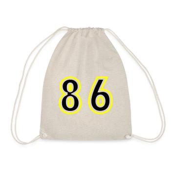 86 Number College - Drawstring Bag - nature - Front
