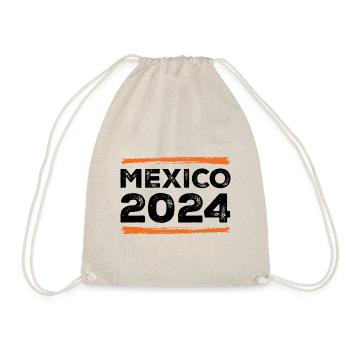 Mexico 2024 Quote - Drawstring Bag - nature - Front