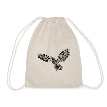 Tatouage tribal Owl - Sac de sport léger - nature - Devant