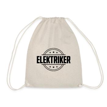 Elektriker Beruf - Turnbeutel - Natur - Vorne
