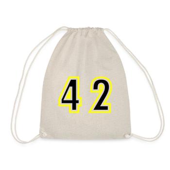 42 Number College - Drawstring Bag - nature - Front
