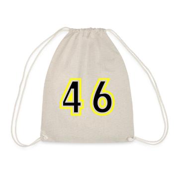 46 Zahl College - Turnbeutel - Natur - Vorne