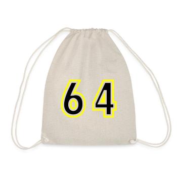 64 Number College - Drawstring Bag - nature - Front