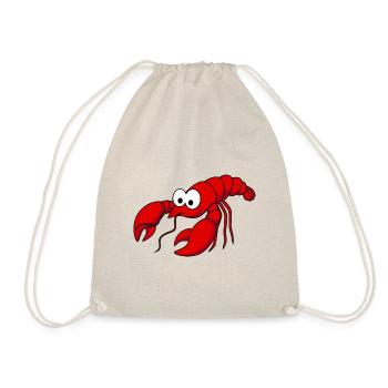 Homard Comic Animal - Sac de sport léger - nature - Devant