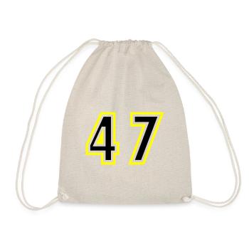 47 Nombre Collège - Sac de sport léger - nature - Devant