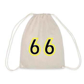 66 Number College - Drawstring Bag - nature - Front