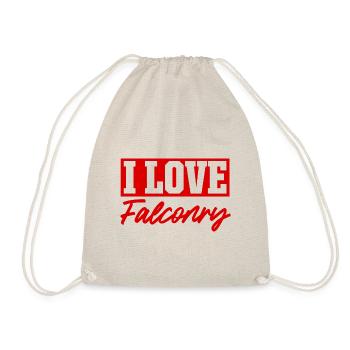 J’adore la fauconnerie - Sac de sport léger - nature - Devant