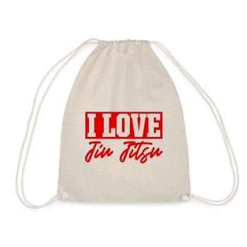 J’adore le Jiu Jitsu - Sac de sport léger - nature - Devant