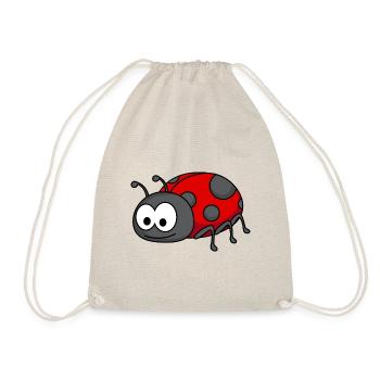 Ladybug Comic Animal - Drawstring Bag - nature - Front