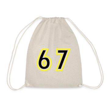 67 Number College - Drawstring Bag - nature - Front
