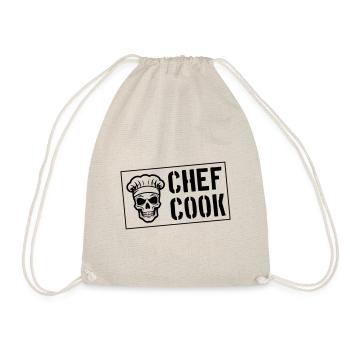 Chef Skull Chef - Sac de sport léger - nature - Devant
