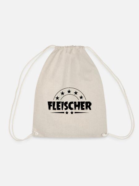 Fleischer Beruf - Turnbeutel - Natur