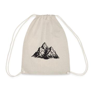 Mountains Symbol - Drawstring Bag - nature - Front