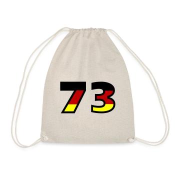 73 Numéro Allemagne Jersey - Sac de sport léger - nature - Devant