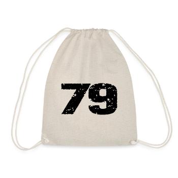 79 Number jersey - Drawstring Bag - nature - Front