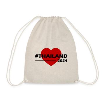 Thaïlande 2024 Coeur Amour - Sac de sport léger - nature - Devant