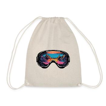Skibrille Berge Ski Bunt - Turnbeutel - Natur - Vorne