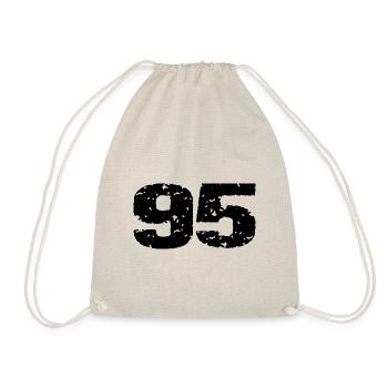 95 Number Leotard - Drawstring Bag - nature - Front
