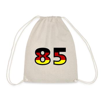 85 Number Germany Jersey - Drawstring Bag - nature - Front