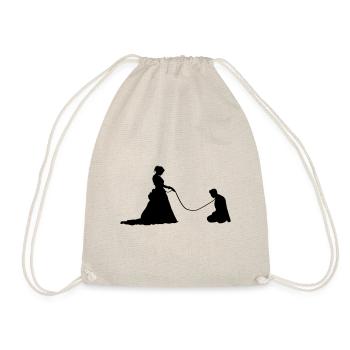 Ehepaar Hochzeit Lustig - Turnbeutel - Natur - Vorne