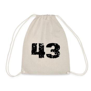 43 Maillot numéro - Sac de sport léger - nature - Devant