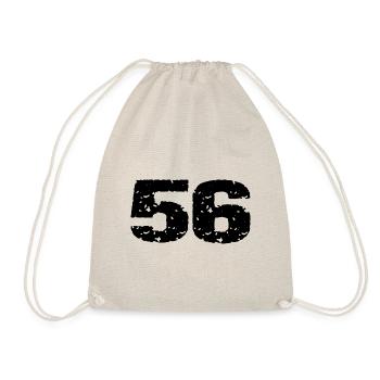 56 Number jersey - Drawstring Bag - nature - Front
