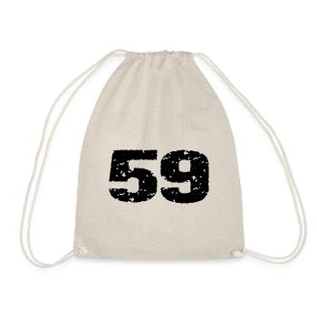 59 Number jersey - Drawstring Bag - nature - Front