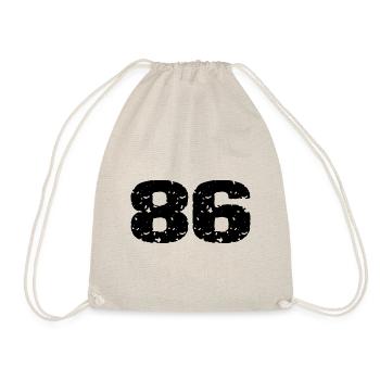 86 Number Leotard - Drawstring Bag - nature - Front