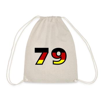 79 Numéro Allemagne Jersey - Sac de sport léger - nature - Devant