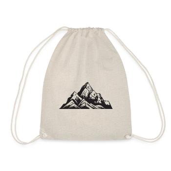 Mountains as a symbol of nature - Drawstring Bag - nature - Front