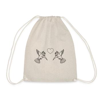 Colibri Comic Couple amour - Sac de sport léger - nature - Devant