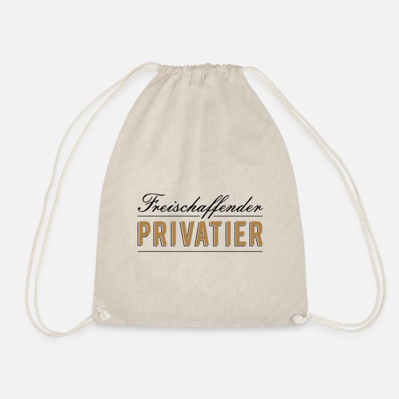 Freischaffender Privatier - Turnbeutel - Natur