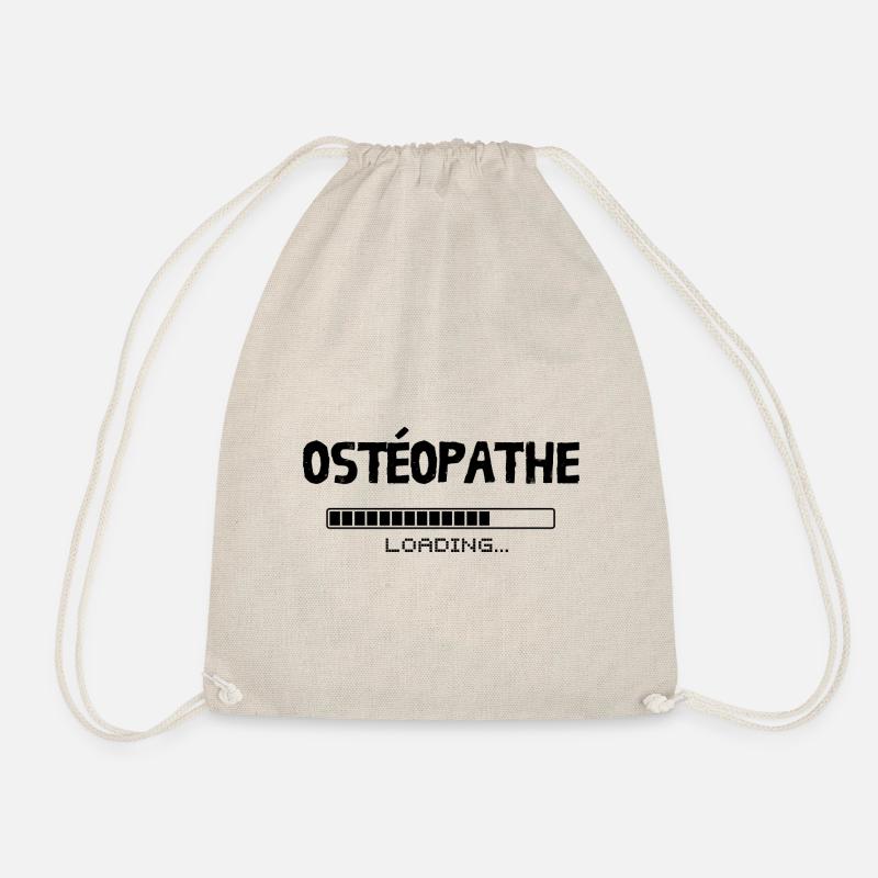 Ostéopathe Loading. Design pour futur ostéo - Sac de sport léger - nature