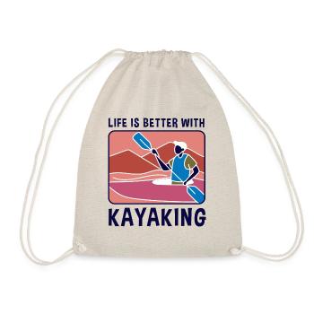 La vie avec le kayak, la vie sauvage, le pagayage - Sac de sport léger - nature - Devant