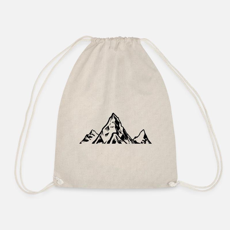 Berge Symbol Mountains - Turnbeutel - Natur