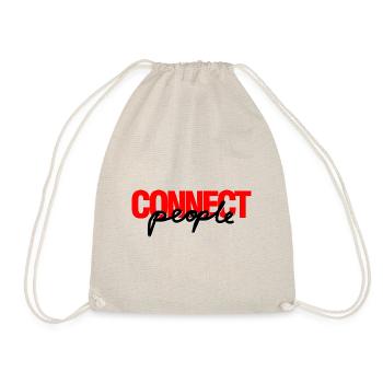 internet, connect people - connects people - Drawstring Bag - nature - Front