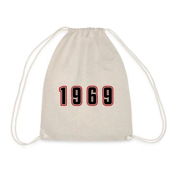 1969 Year Number - Drawstring Bag - nature - Front