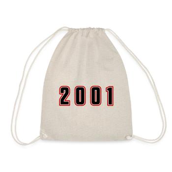 2001 Year Number - Drawstring Bag - nature - Front