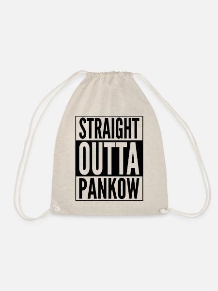 Straight Outta Pankow Stadtteil in Berlin - Turnbeutel - Natur